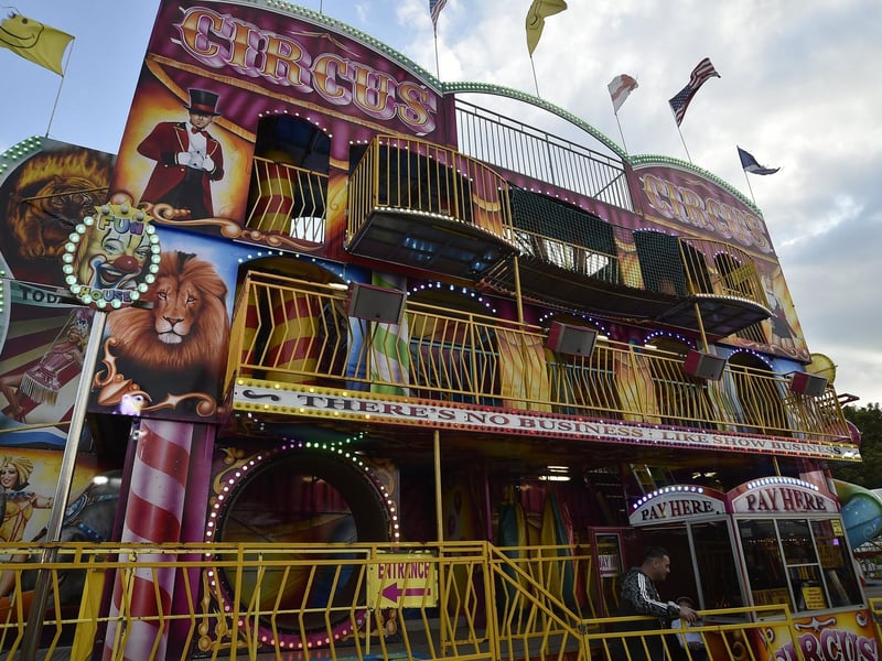 The Fun House at the fair