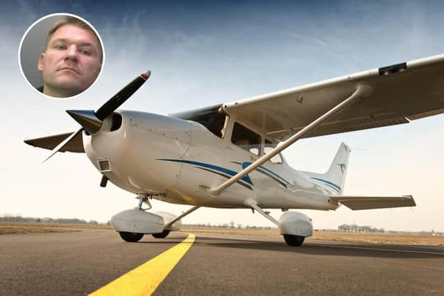 Vytautas Kiminius has to pay thousands of pounds back of his ill gotten gains - including the value of his plane - or face a longer jail sentence