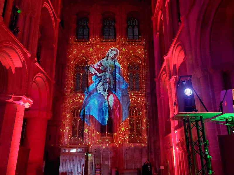 Starlight by Luxmuralis is at Peterborough Cathedral until Saturday, November 16