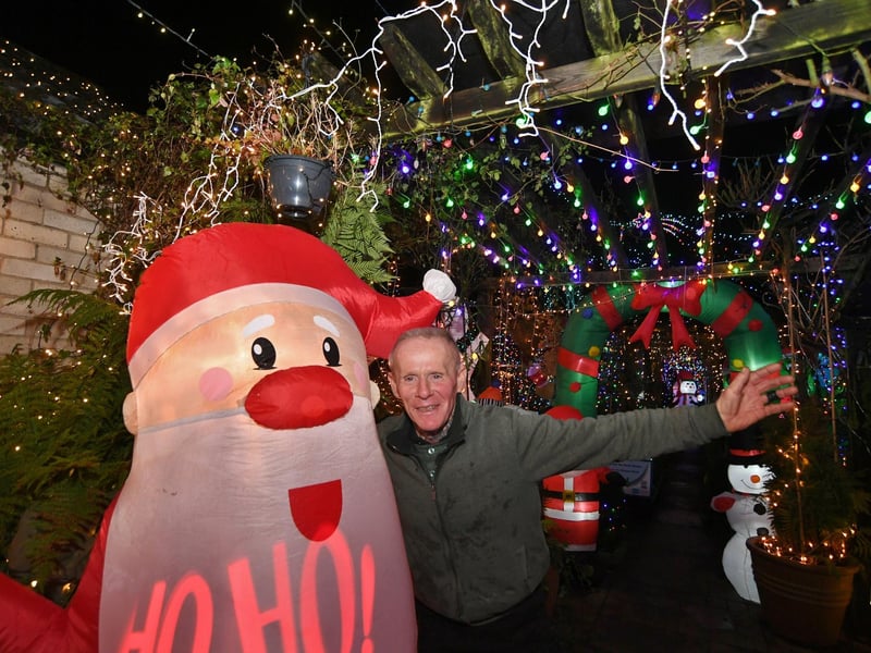 Dave Wooldridge's wonderful display will raise money for Sue Ryder Thorpe Hall Hospice.