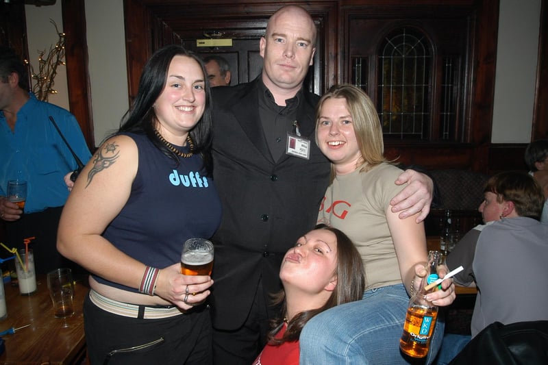 All smiles at Peterborough city centre pub HG’s 19 years ago