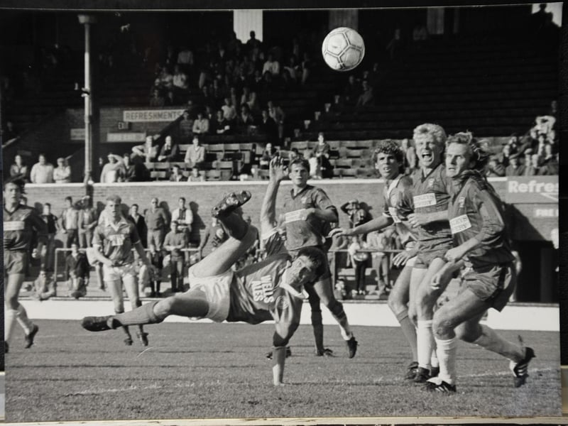 Gooding and Mick Halsall was an outstanding midfield combination in the 1980s, but sadly for just one full season. Gooding scored 24 goals in that campaign so a move away from London Road and from Division Four was inevitable.