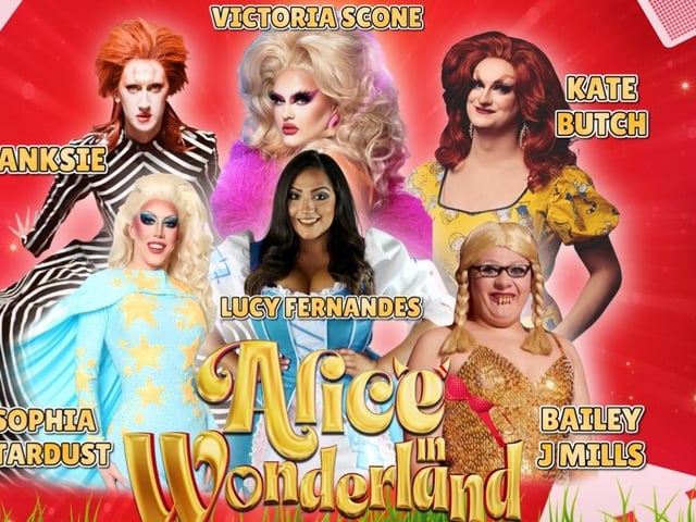 Adult panto - Alice in Wonderland -  at The Cresset on February 22