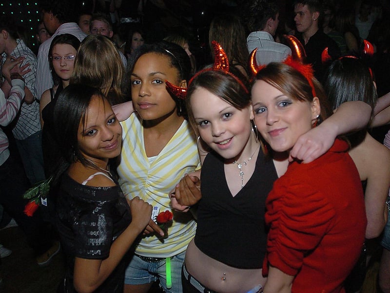 Under 18 Saints and Sinners Valentines party at Faith and Fusion, Geneva Street, in 2007.