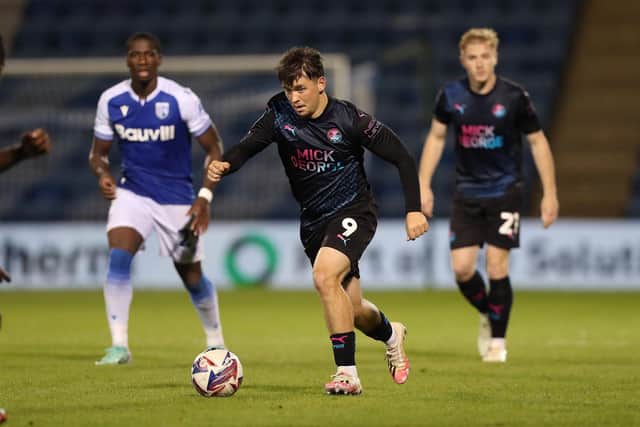 Chris Conn-Clarke in action for Posh. Photo Joe Dent/theposh.com.