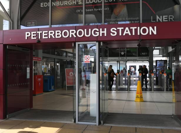 Peterborough  Railway Station  - delays are expected on the lines until at least 8pm today