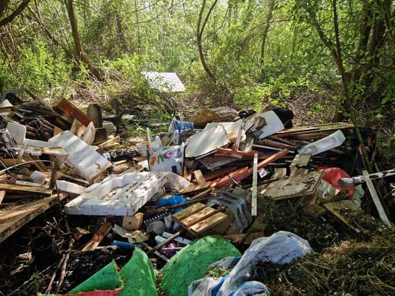 Fly tipping blights almost every area of the city