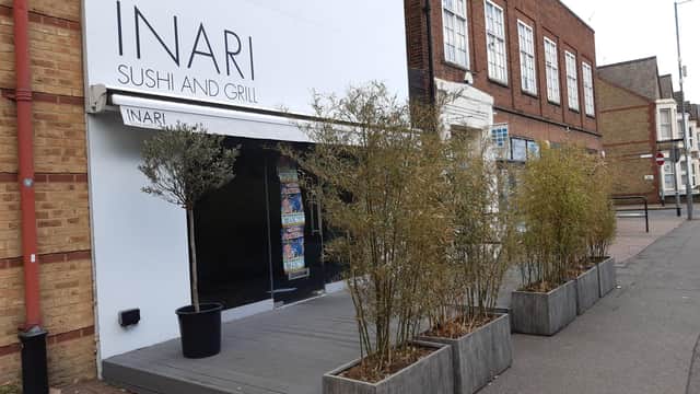 Inari Sushi and Grill restaurant  on Broadway, Peterborough city centre has closed.