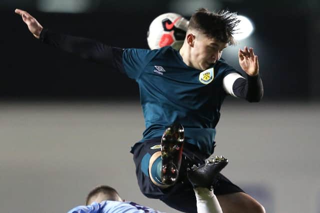 Chris Conn-Clarke in his Burnley days. Photo by Charlotte Tattersall/Getty Images.