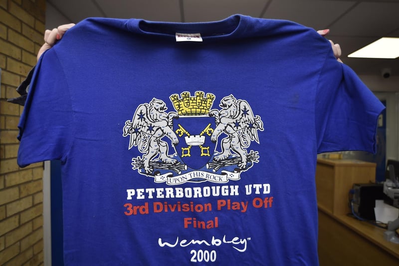 A t-shirt from Wembley 2000.