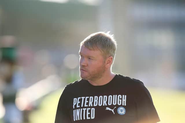 Posh manager Grant McCann. Photo: Joe Dent/theposh.com.