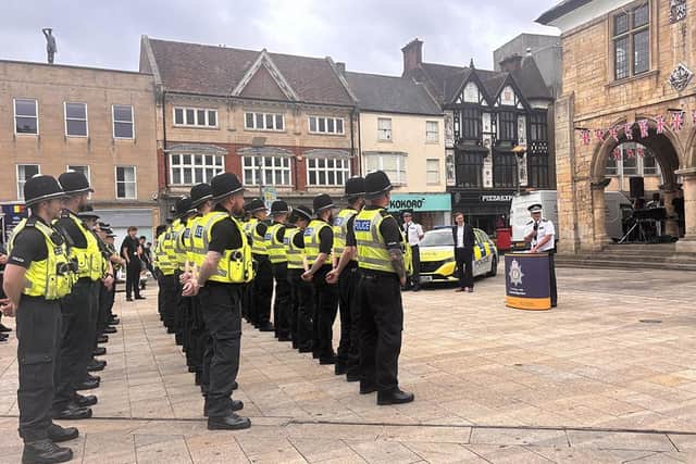The new Neighbourhood policing Teams  in Cathedral Square