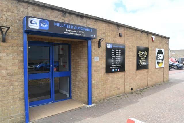 The new Millfield Autoparts depot at Market Deeping