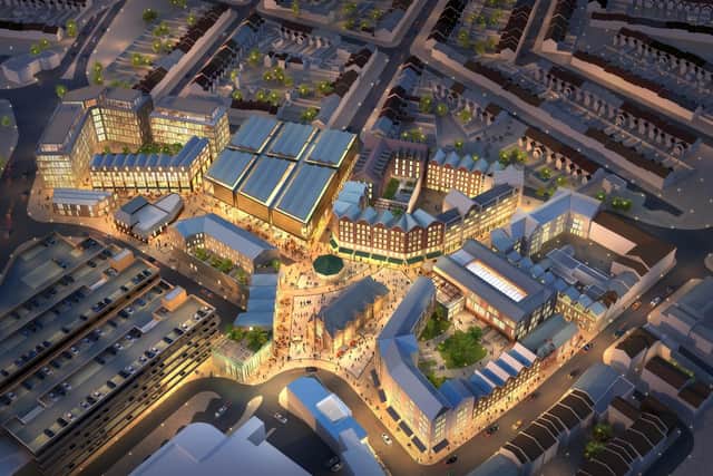 This image shows the North Westgate regeneration zone in Peterborough.