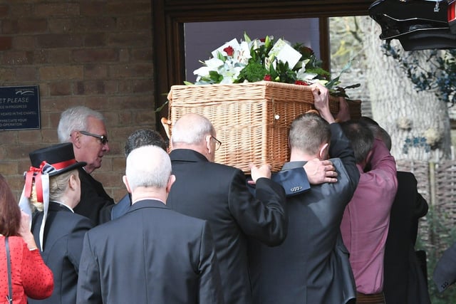 Stephen Daykin funeral at Peterborough Crematorium