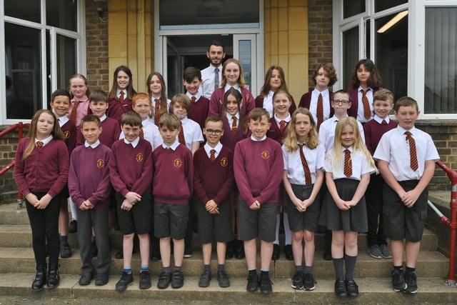 Barnack C of E primary year 6 leavers.