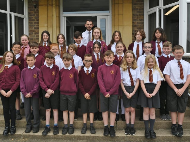 Barnack C of E primary year 6 leavers.