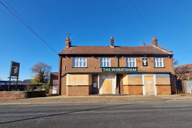 The state of the building on Eastfield Road.