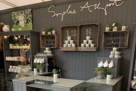 The Sophie Allport trade stand for the Chelsea Flower Show in 2021