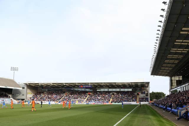 The Weston Homes Stadium.