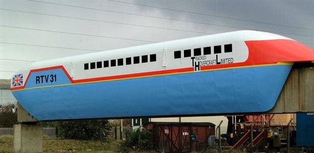 A campaign has been launched to save RTV 31 - the Peterborough Hovertrain. Picture: Railworld Wildlife Haven. Video: Fenland on Film