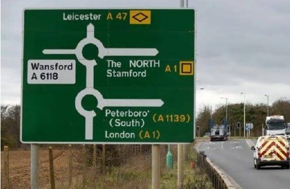 Wansford on the A47