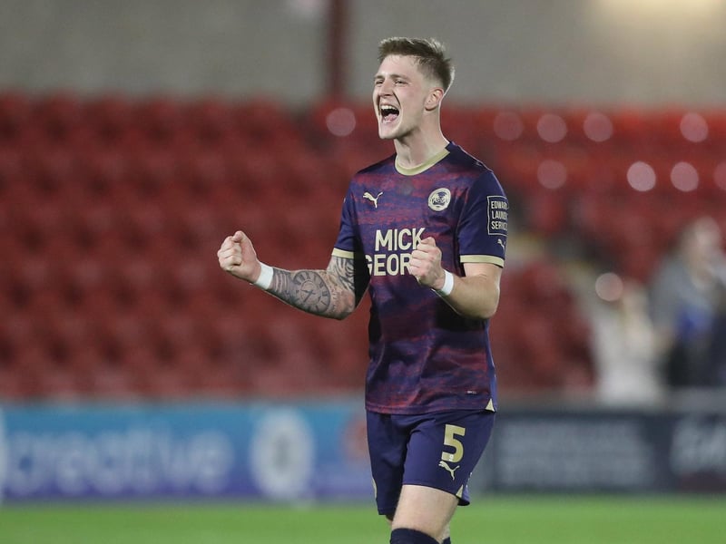 The Posh centre-backs erected an impressive barrier after the shock of conceding so early. Knight was strong and decisive while also passing the ball well and there were also the trademark gallops forward - 8.
