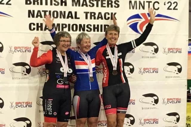 Lindsay Clarke took two wins at the British Masters Championships.