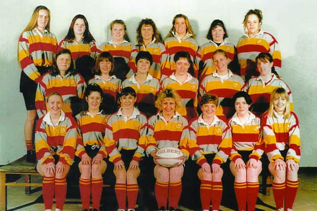 The 1996-97 Borough Ladies team.