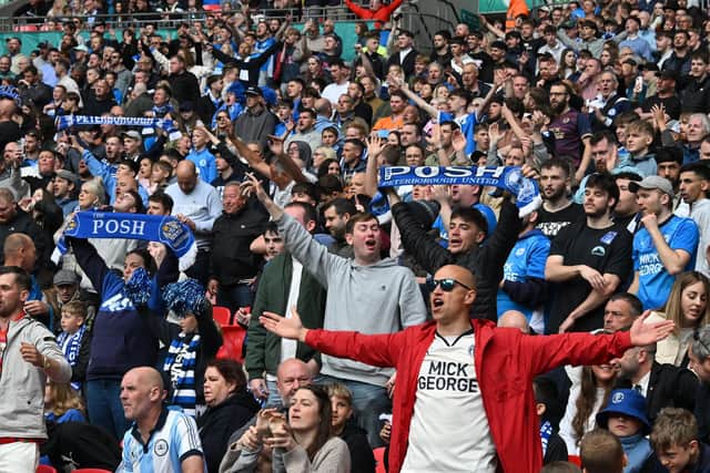 Posh fans. Photo David Lowndes.
