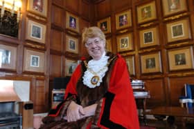 Pat Nash in the Mayor's Parlour