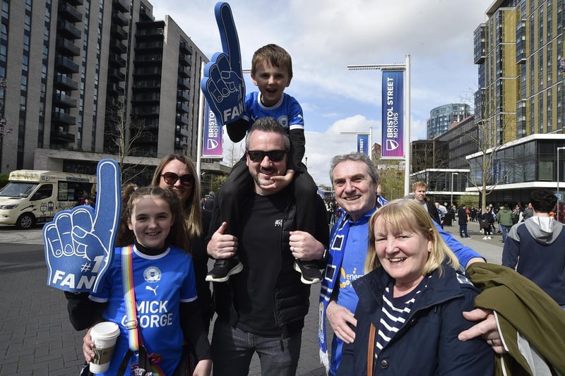 Posh v Wycombe at Wembley -  fans gallery