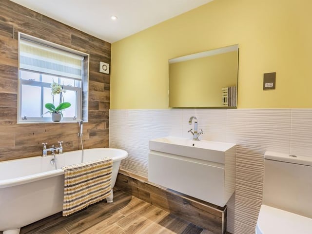 The five-bedroomed detached in Maxey.