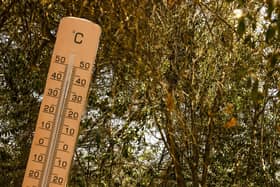 An amber heat warning issued for much of central and eastern England