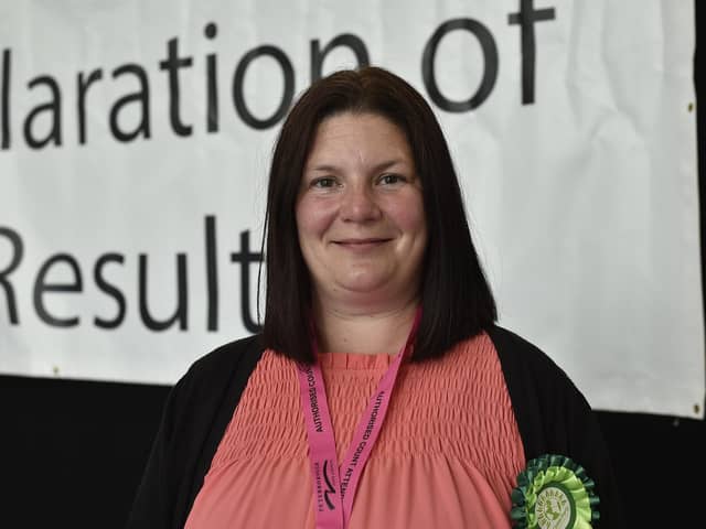 Kirsty Knight, Green Party councillor for Orton Waterville