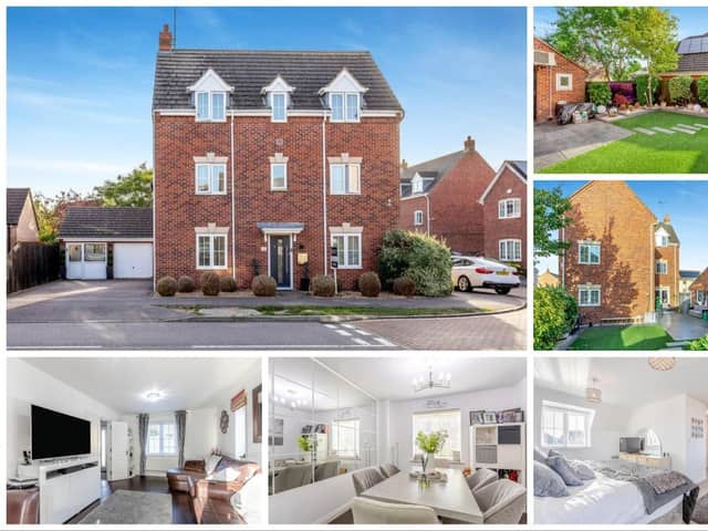 The house is presented over three storeys with five bright and spacious double bedrooms