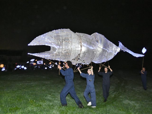 Light Up Eye lantern parade