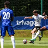 Ronnie Edwards in action for Posh against Chelsea last summer. Photo: Joe Dent/theposh.com.