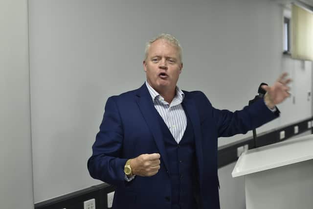 Entrepreneur Mike Greene, chair of Peterborough and Stamford Chamber of Commerce.