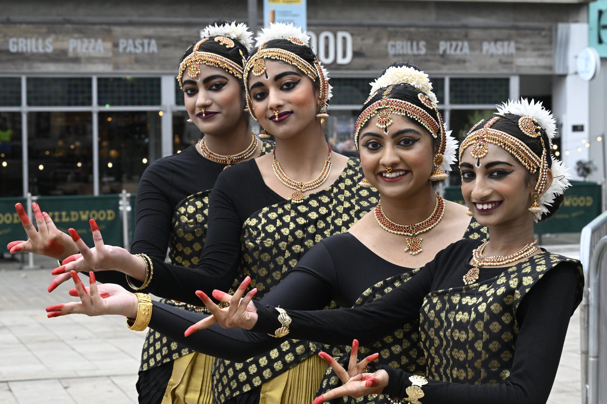 The Diwali celebrations in Peterborough city centre
