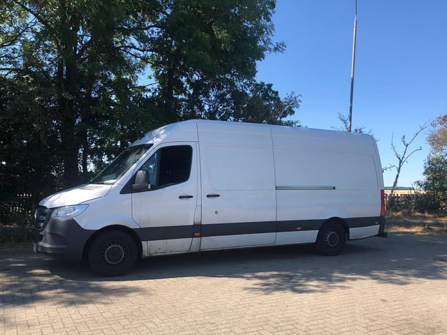 This van was taken to Sawtry weighbridge for checks. The vehicle was cleared but the driver was arrested as he was shown as wanted.