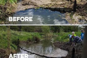 Werrington Brook Boom - Before and After
