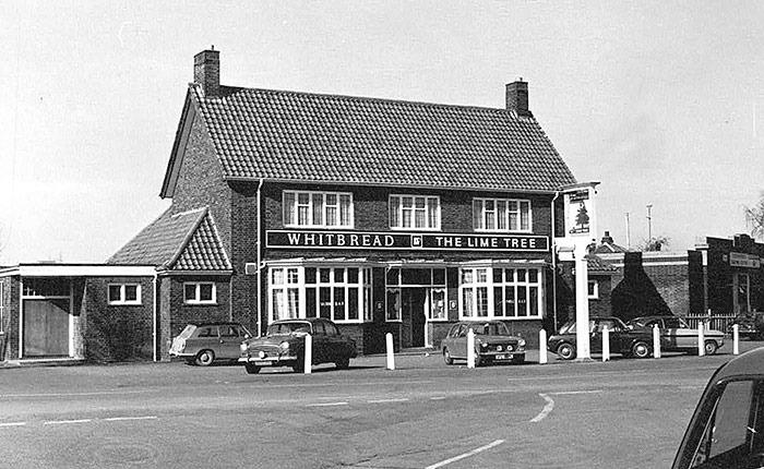 The Lime Tree pub on Paston Lane