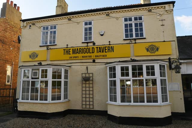 Brad Barnes dines at The Marigold Tavern at Eye Green