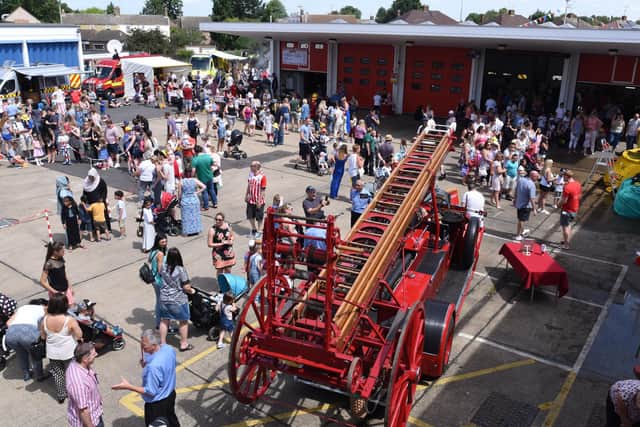 Dogsthorpe Fire Station at a previous open day.
