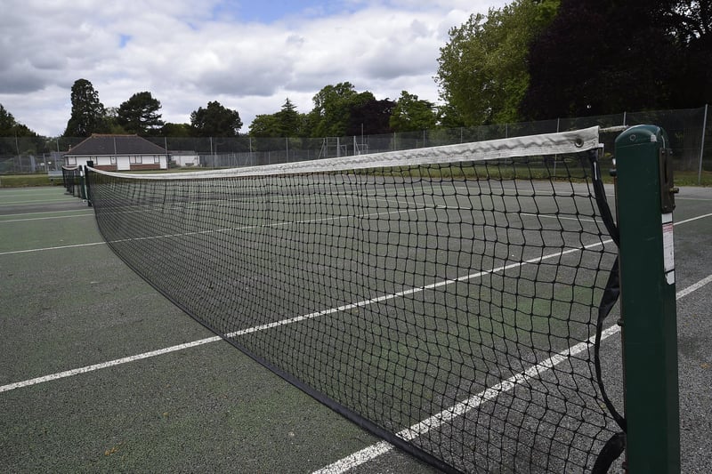 Tennis fans can choose between playing on hard or grass courts at Central Park.