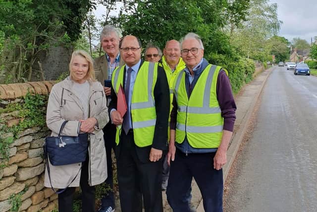 Irene Walsh, Cllr David Over, Shailesh Vara MP, Cliff Stanton, Rob Mcmeish and Andrew Totten.