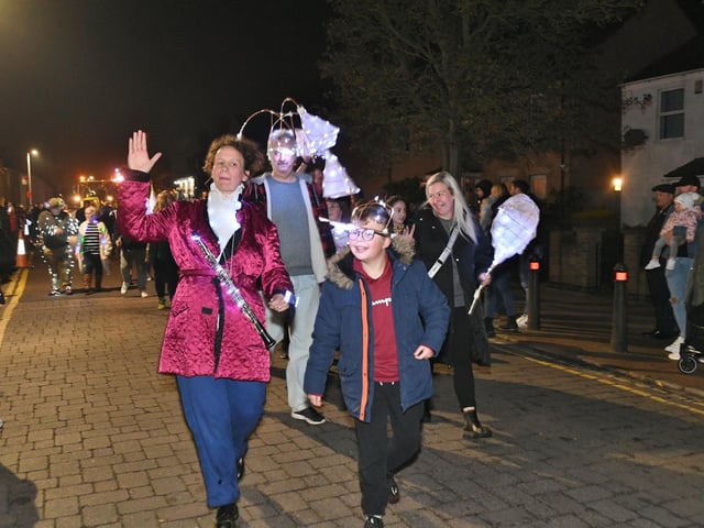 Light Up Eye lantern parade