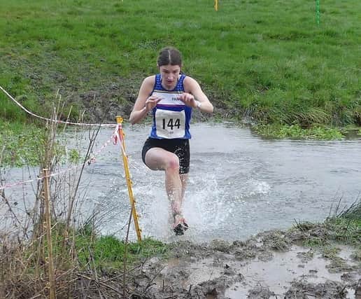 Molly Peel in action at the Lincs Cross Country Championships. Photo: Colin Wright