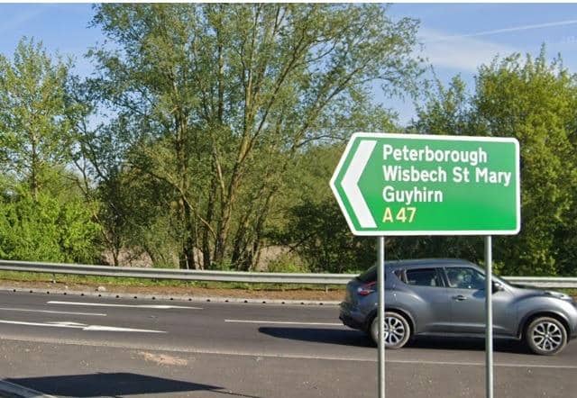 The collision happened on the A47 between Thorney and Guyhirn